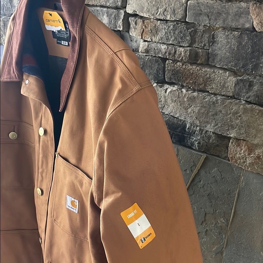 COPY - Carhartt Brown Work Jacket - Picture 2 of 8